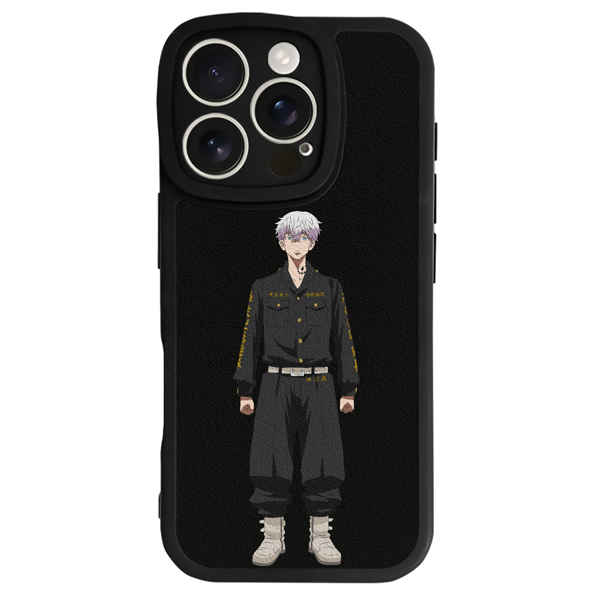 （画像用） 東京リベンジャーズ Tokyo Revengers 【iPhone 16シリーズ対応】シリコンスマホケース（レザー調） 材質：シリコン